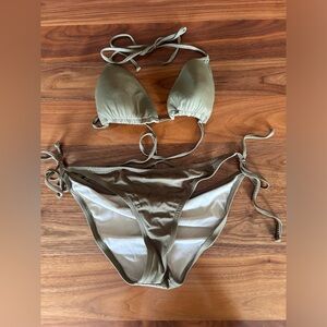 J. Crew Olive Green Bikini
